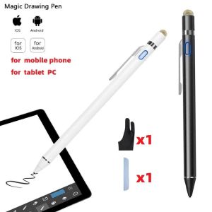 Pluma de lápiz táctil de lápiz óptico universal para Apple iPhone Huwei Xiaomi iOS Android Tobile Pable con un consejo ultra fino