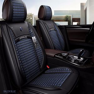 Accessoires de voiture universels housses de siège pour camion Durable haute qualité en cuir PU cinq sièges couvre pour SUV 2020 nouveau D176h