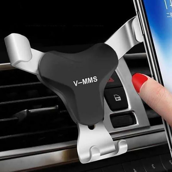 Universal Car Air Vent Gravity Phone Holder Mobile Phone Simple GPS Support Car Navigation Stand pour IPhone 14 13 Samsung