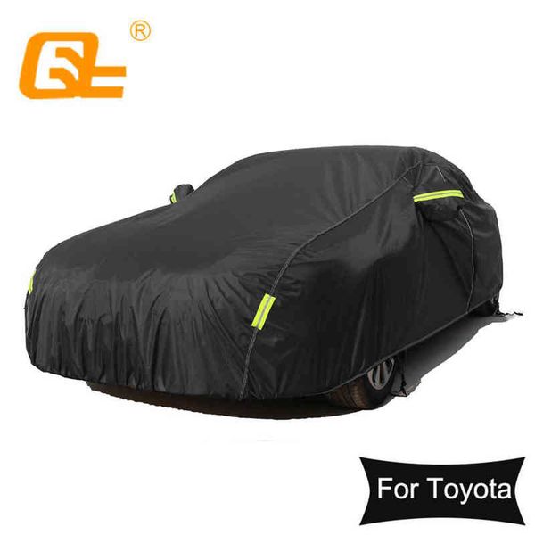 Cubiertas universales para coche, cubierta completa para coche, protección resistente al sol, UV, nieve y polvo, para Toyota Camry Corolla RAV4 Yaris reiz W220322