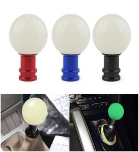 Universal CAR JDM Green Glow in the Dark Shift Knob voor handmatigautomatische shortwy -versnellingsschakelaar met Dapter CAR2181999