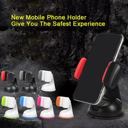 Support universel de téléphone portable pour voiture, Rotation réglable à 360 degrés, support à ventouse pour tableau de bord