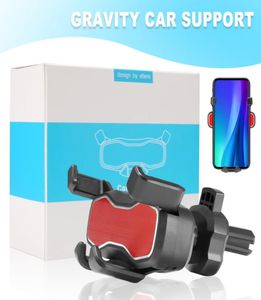 Supports universels de téléphone portable à gravité pour voiture Support pour voiture réglable Support pour téléphone de voiture avec navigation GPS avec boîte de vente au détail 9456163