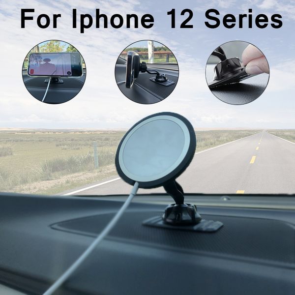 Support universel pour téléphone de voiture pour iPhone 12 Por Max/12 Mini/12 Pro chargeur GPS de voiture accessoires de téléphone portable en Silicone