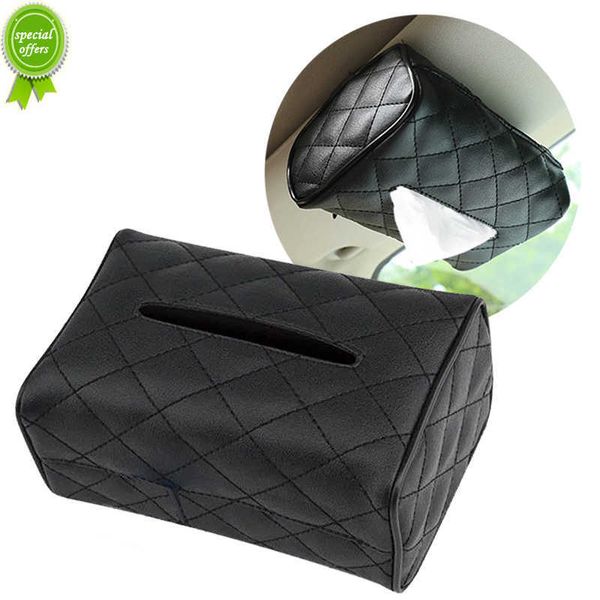 Cajas de pañuelos universales para respaldo de asiento de coche, visera multifunción multicolor, reposabrazos, soporte para caja de pañuelos, cajas de almacenamiento, accesorios para coche