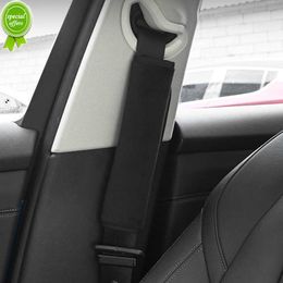 Universele auto -veiligheidsgordel accessoires Soft Plush Auto Seat Belts Schoudervullingen Covers voor volwassenen jeugd kinderauto interieur decoratie