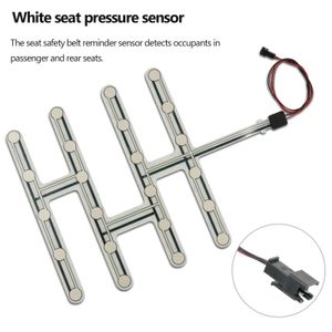 Sensor de presión de asiento de automóvil universal Cinturón de seguridad Recordatorio de advertencia de la almohadilla de alarma asentada Sensor de presión de película delgada