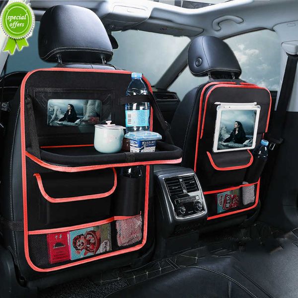 Organisateur universel de sièges de voiture avec plateau porte-tablette rangement multi-poches Automobiles rangement intérieur rangement accessoires de voiture