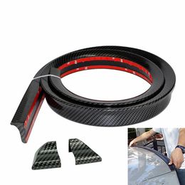 Universal Carbon Fiber Car Rear Automotive Spoilers Carbon Spoiler lengte 1-5m voor Universal Car 216C