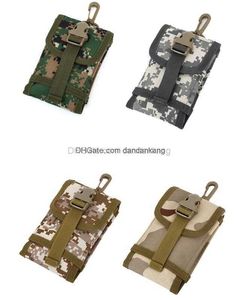 Sacs de rangement universels pour téléphones portables Outdoor Tactical Holster armée Molle Hip Waist Belt Bag Wallet Pouch Phone Case étanche accessoire de voyage