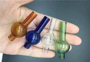 Universal gekleurde glazen bubbel koolhydraten ronde balkoepel 31 voor xl dikke kwarts thermische banger nagels glazen waterleidingen, dab olieligingen