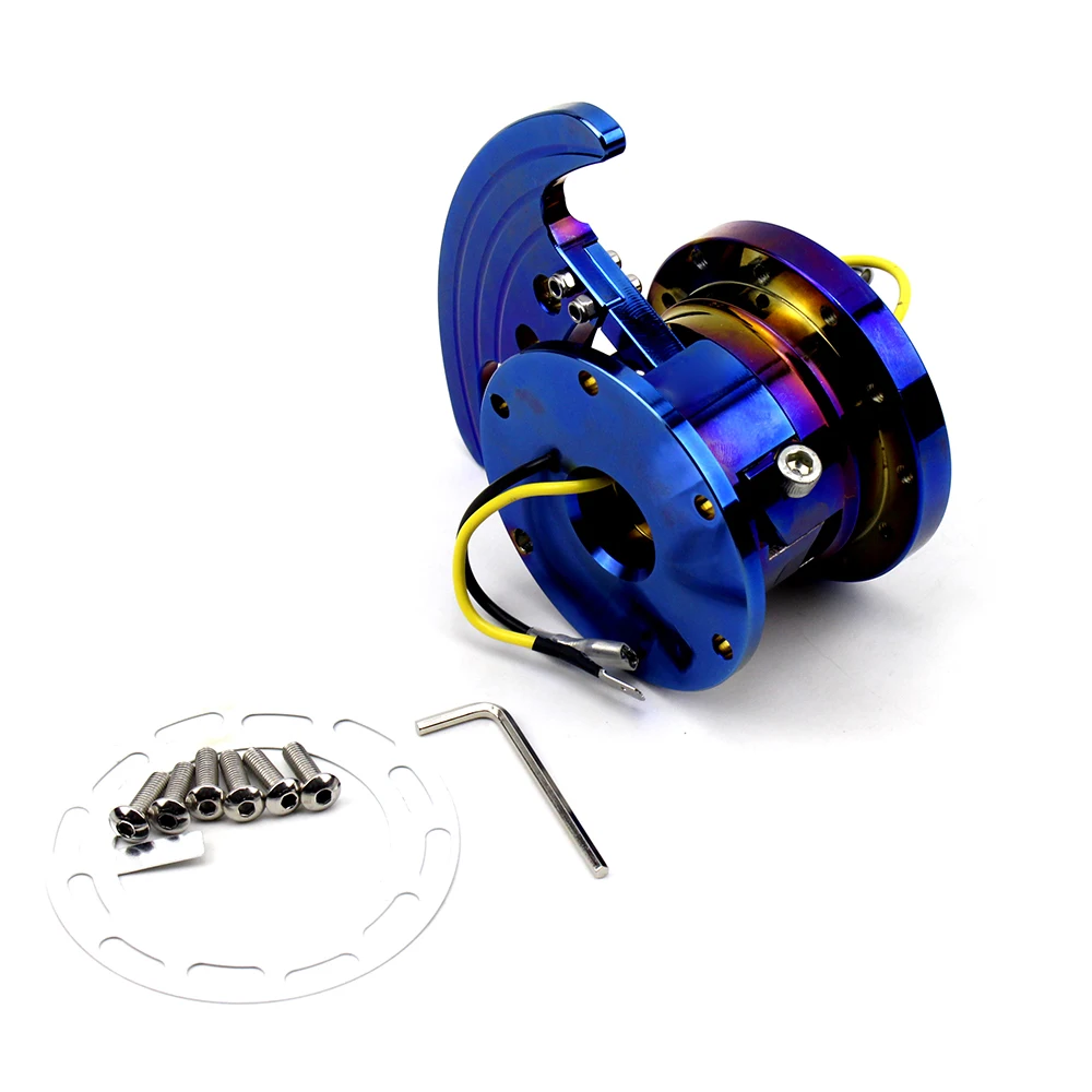 Universeel kleurrijke racebekledingswiel Quick Release Hub Kit Adapter Body Verwijderbare snap Off Boss Kit
