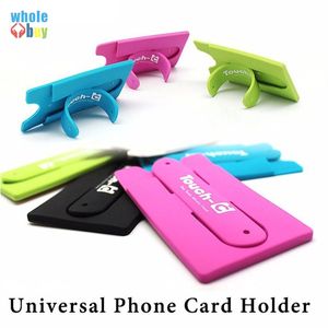 Universal Colorful touch U Touch C insert bus Card collection Support de support en silicone avec écouteur Winder card bag cutter pour téléphone portable