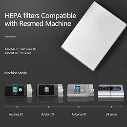 Filtre de mousse CPAP universel Filtres jetables Premium Supplies pour la série ResMed AirSense 10-S9-AirStart pour Philips Respironics