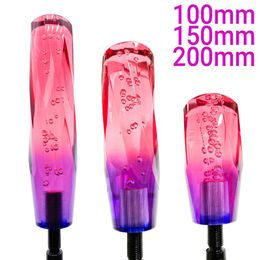 Universal Crystal Bubble JDM Auto Pookknop Gemengde Kleur Rood Paars 1 order246m