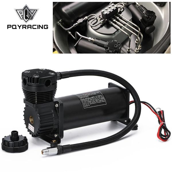 Universal DC 12V 480c MAXPOWER 200 PSI OUTLET 3 8 o 1 4 bomba de compresor de suspensión neumática para automóvil PQY-VAC013062