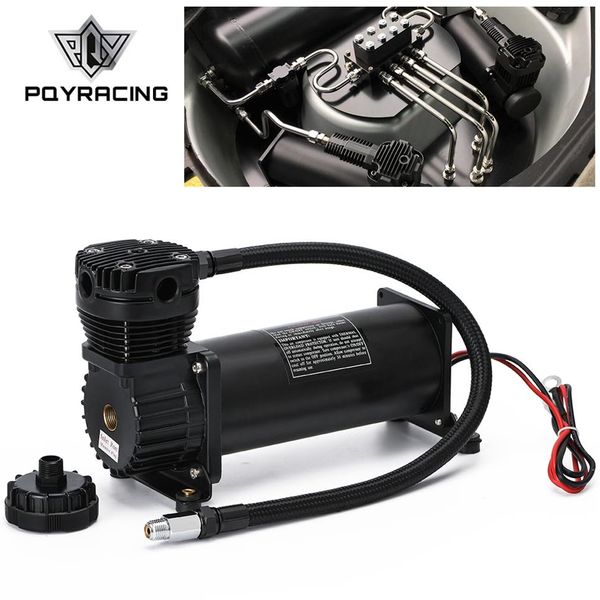 Universal DC 12V 480c MAXPOWER 200 PSI OUTLET 3 8 ou 1 4 pompe de compresseur de suspension d'air de voiture PQY-VAC01220m