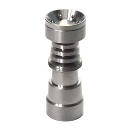 Herramientas de mano universales para fumar sin hogar 4 en 1 GR2 Clavo de titanio 14 mm 18 mm para pipa de agua Bongs de vidrio con plataformas de dab conjuntas masculinas y femeninas