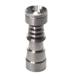 Outils à main fumeurs universels sans Domes 4 en 1 gr2 ongles de titane 14 mm18 mm pour les bangs en verre de pipe à eau avec articulation mâle et femelle DAB7810611