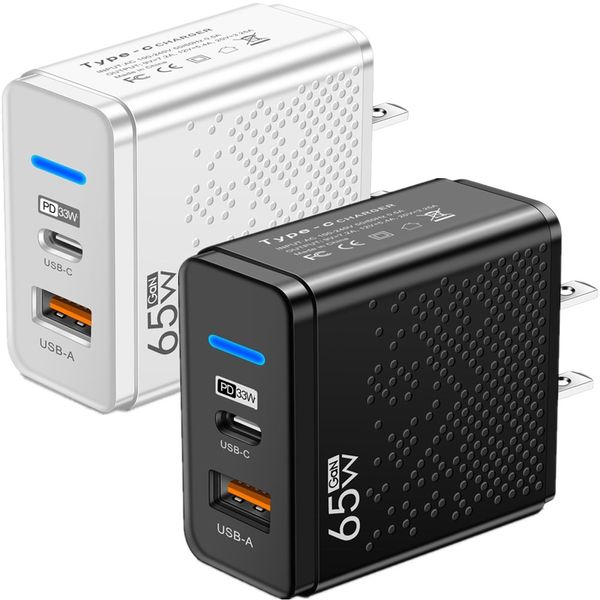 Chargeur USB C universel à double port 12W, adaptateur secteur de voyage à domicile, chargeur de Type C pour IPhone 13 14 15 Pro max Samsung HTC LG PC téléphone Android