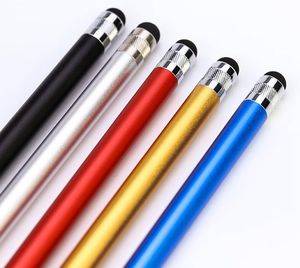 Universeel dual gebruik metalen stylus pennen handig touch-pen scherm voor iPhone 13 12 S22 S21 tablet pc mobiele telefoon mobiele telefoon capacitieve schermen stylus touch pen