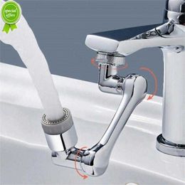 Universele Kraan 1080 Rotatie Sproeikop Dual Effluent Wastafel Keuken Robot Arm Uitbreiding Kranen Beluchter Waskolf Nozzle