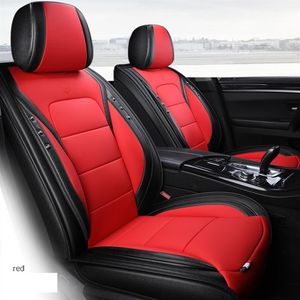 Housses de siège de voiture intérieures universelles pour accessoires de voiture ensemble complet pour berline housses de sièges ajustables en cuir PU pour SUV 5 pièces Seat325q