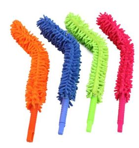 Universel Flexible voiture moto doux microfibre nouilles Chenille alliage roue nettoyant voiture lavage brosse propre outil