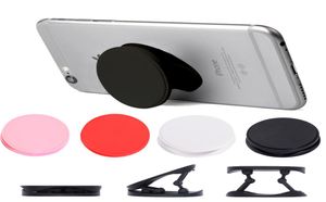 Support de téléphone portable pliable universel avec sac OPP Sac réel 3M Glue Grip Stand Dinger Dosting Flexible pour iPhone Samsung4327505