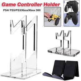 Support de contrôleur de jeu universel Gamepad acrylique rack de stockage de rack de rack de jeu stand stand pour ps5 / ps4 / ps3 / switch pro / xbox one / s / x