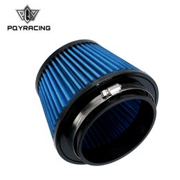 Universele High Flow Inlaat Auto Cold Air Intake Air Filter Cleaner Pijp Gemodificeerde Scooter 4.5 "/ 115mm blauw PQY-AIT45B