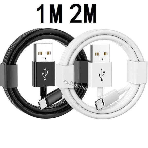 Universal High Speed 1m 3ft 2m 6ft Type C Micro 5pin USB Câble USB pour Samsung S20 S21 S23 S24 Note 10 HTC LG Android Téléphone 7-15 max