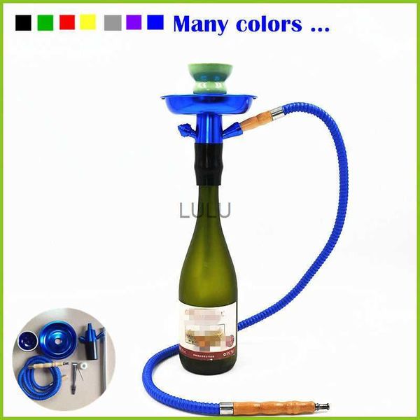 Ensemble de narguilé universel tuyau de fumée de tige pour bouteilles de vin shisha convient à la plupart des bouteilles clip bol tuyau plaque de tube HKD230809