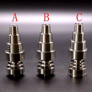 3 -stijl titanium nagel handgereedschap 10 mm 14 mm 18 mm 6 in 1 universele oneindigheid domeloze nagels verstelbare mannelijke of vrouwelijke olie gr2