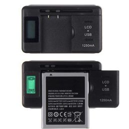 Universele Intelligente LCD-indicator Batterijlader voor Samsung S4 I9500 Opmerking 3 S5 met USB-uitvoerkosten voor iPhone US-stekker