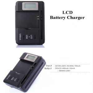 Universal Intelligent LCD Indicateur Charger de batterie US EU AU PLIGE POUR SAMSUNG S4 I9500 S3 I9300 Note 3 S5 avec charge de sortie USB