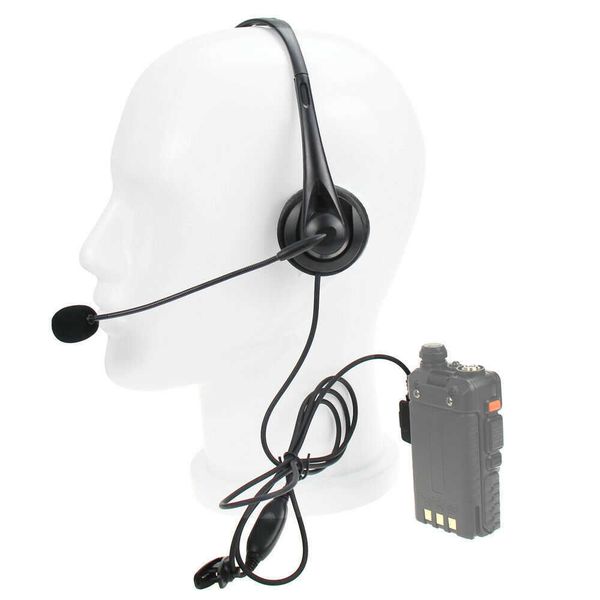 Universal K Plug Over Ear Headphone Talkie Walkie Réduction du bruit PTT Headset