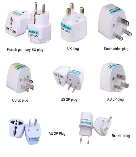 Universal KR American European Au Eu à US UK Power Plug Adaptateur USA ISRAEL BRAZIL ADAPTER DE VOYAGE CONVERTISSE