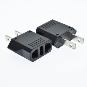 Universal KR AU US TO EU USA EURO MINI ADAPTER PLIGNE RUSSIA AMISA Australie Allemagne 2pin Polarity Electrical Convert Power Plug