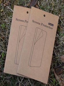 Universal Kraft Paper Retail Box voor gehard glazen scherm Protector Kleurbox Verpakking voor iPhone 6 Plus Samsung S6 Opmerking 41829379