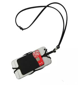 Étui de téléphone portable Universal Lanyard Neck avec le support de la carte de crédit ID Boîte de téléphone à couverture de couverture de carte de cartes pour smartphones1122151