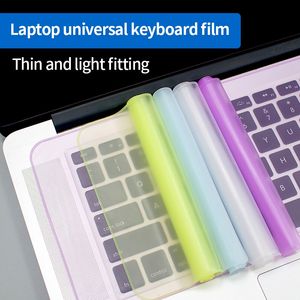 Housse universelle pour ordinateur portable clavier peau anti-poussière étanche souple Silicone protecteur générique pour Macbook 12-14 pouces et 15-17 pouces