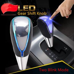 Universal LED Car Gear Head Shift Knob Cover Gear Shift Handle Collares de bola para Ford Nissan Honda Toyota BMW Benz Farari Renault C210z