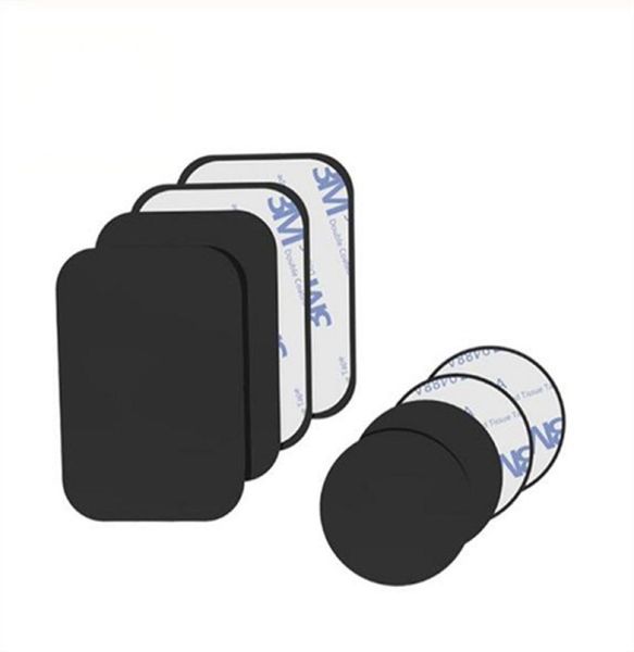 Accesorios de soporte de Magnet Universal Reemplazo de metal Metal Magnetic Car Soport para GPS MP3 con soportes de celda adhesiva de 3M HO3566597