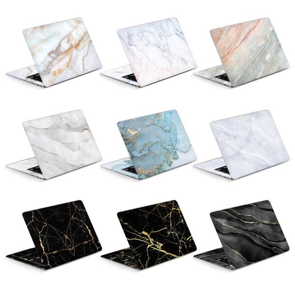 Autocollant universel en marbre pour ordinateur portable, autocollant de décoration en PVC, couverture pour Macbook/Lenovo/Hp/Acer, évaluations 240104