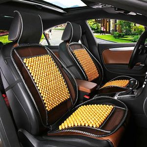 Universal Massage Wood Beads Car Seat Cover Koelkussen Mesh Mat Season Houten Cool Pad Covers257U