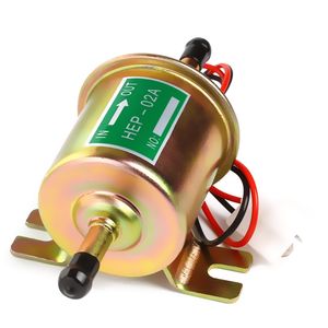 Universele metalen vaste benzine benzine 12v inline voertuig elektrische brandstofpomp HEP-02A lage druk Auto auto voor MAZDA TOYOTA