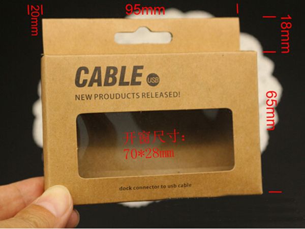 Universal Micro USB Cable de datos Paquete minorista Caja de embalaje para Samsung Galaxy S4 S5 S6 iPhone 4 5 6 Plus DHL Gratis