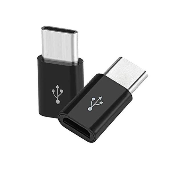 Adaptateur de données universel Mini Micro USB vers USB 2.0 Type-C connecteur téléphone OTG Type C adaptateur de convertisseur de transmission de données de Charge 12 LL