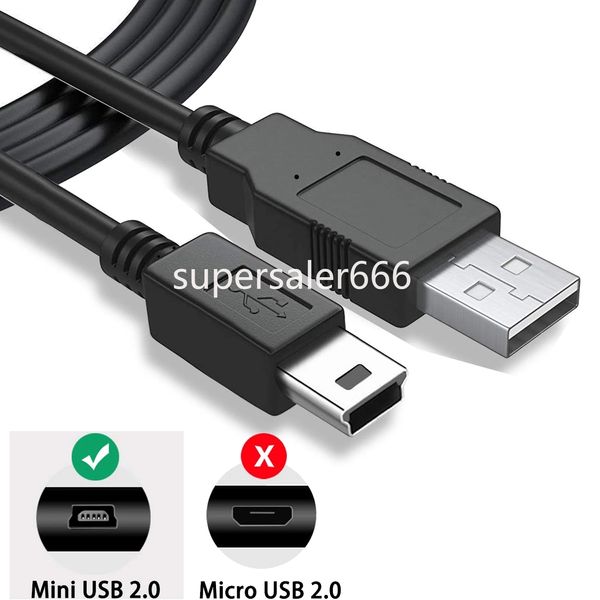 Universal Mini V3 Micro V8 Cable USB de 5 pines 1 m 3 pies 1,5 m 5 pies 80 cm 70 cm 25 cm Cables de longitud para Samsung htc lg S1 Mp3 Pc Cámara Gps altavoz